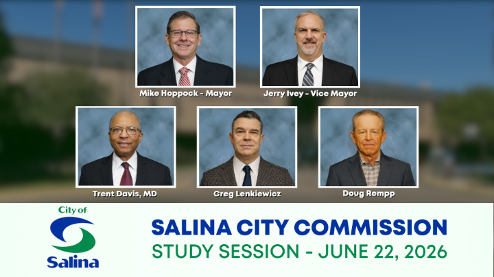 Thumbnail image for Salina City Commission Study Session June 22, 2026